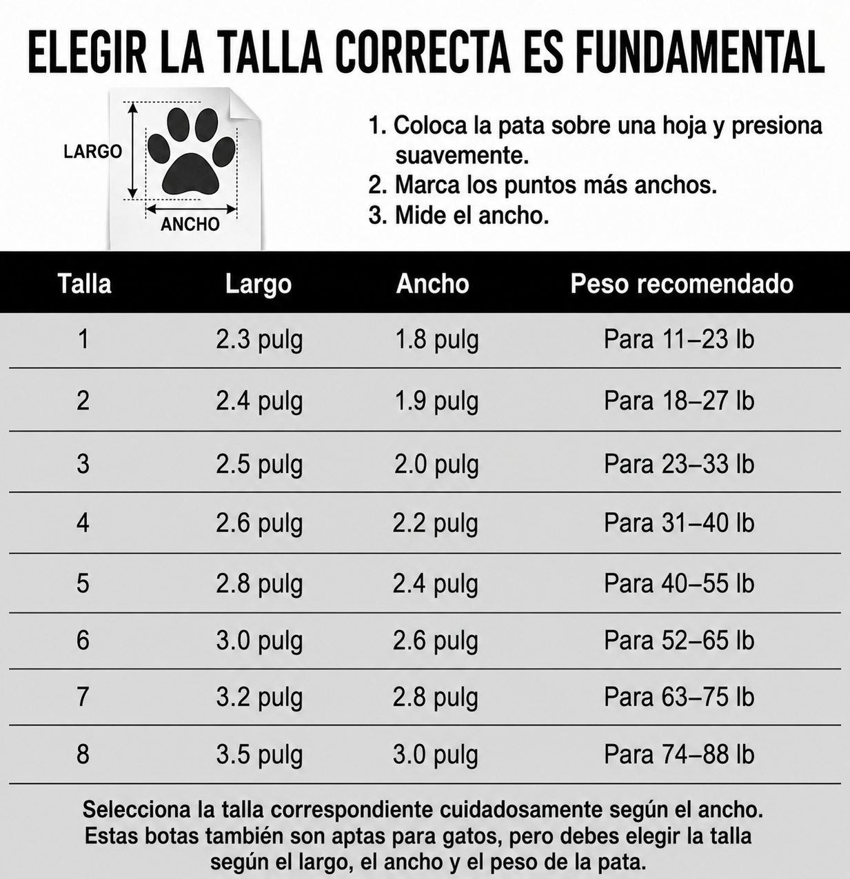 Botas para Perro con Luces LED