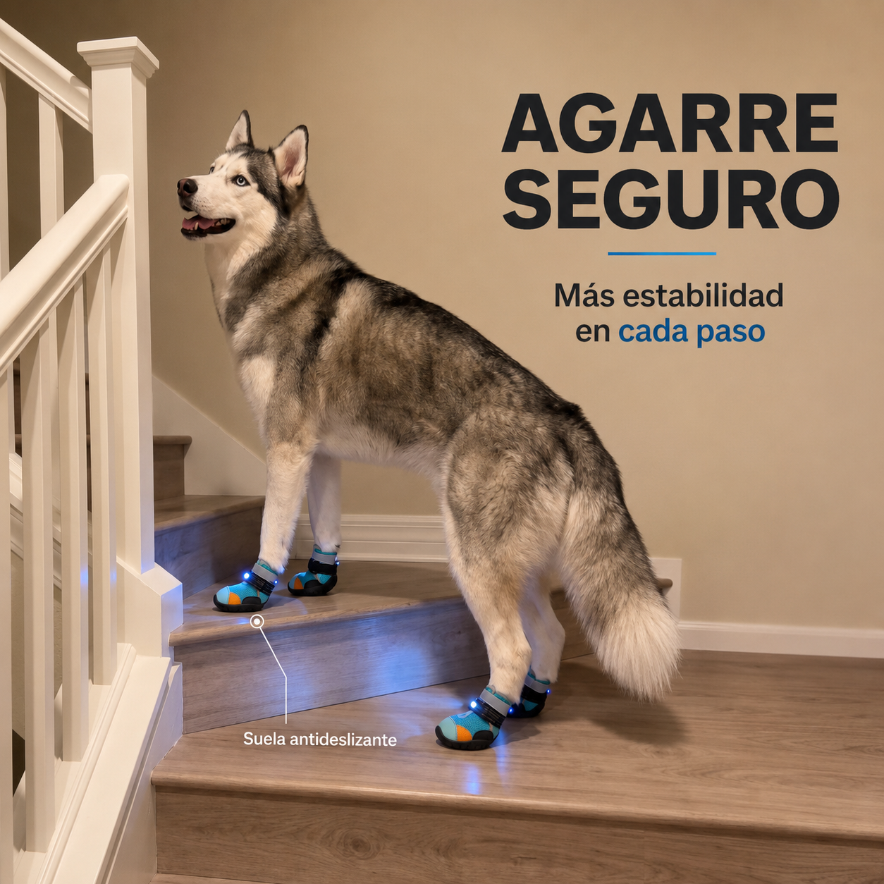 Botas para Perro con Luces LED