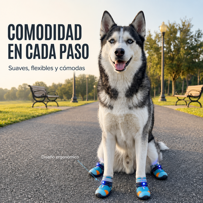 Botas para Perro con Luces LED